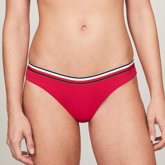 Tommy Hilfiger Γυναικείο μαγιό Global Stripe High Leg Cheeky Bikini Bottom